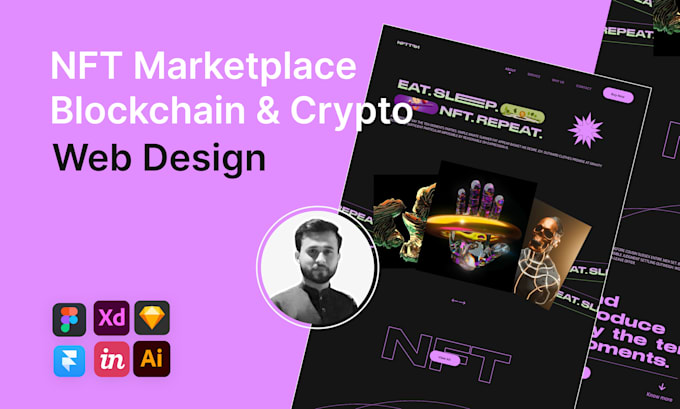 do web uiux design for crypto, nfts, and blockchain