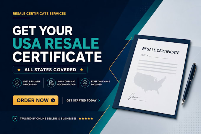 get you resale certificate, seller permit and sales tax license in all US states