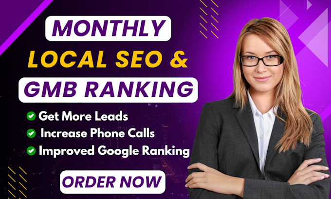 monthly local SEO, gmb ranking, google my business optimization to rank website