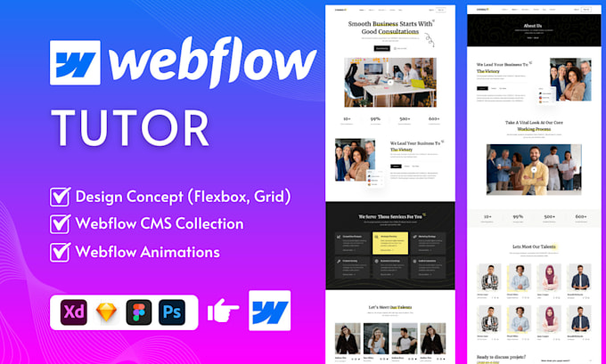 be your professional webflow tutor
