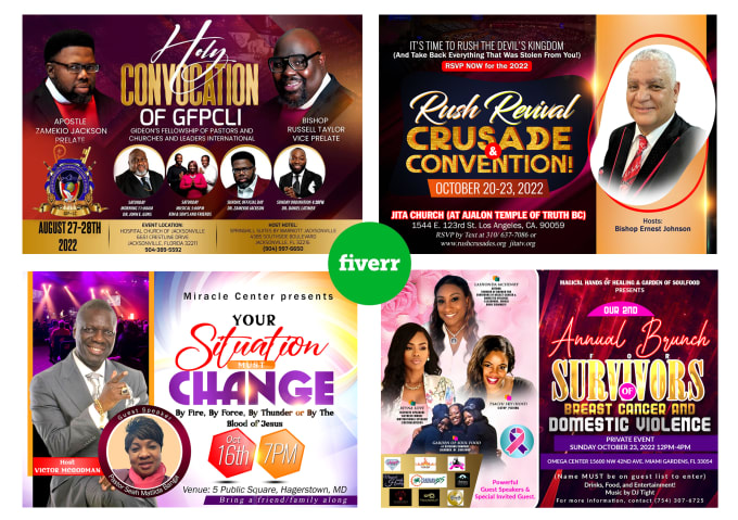 Create an exception church flyer, event social media flyer by Ink ...