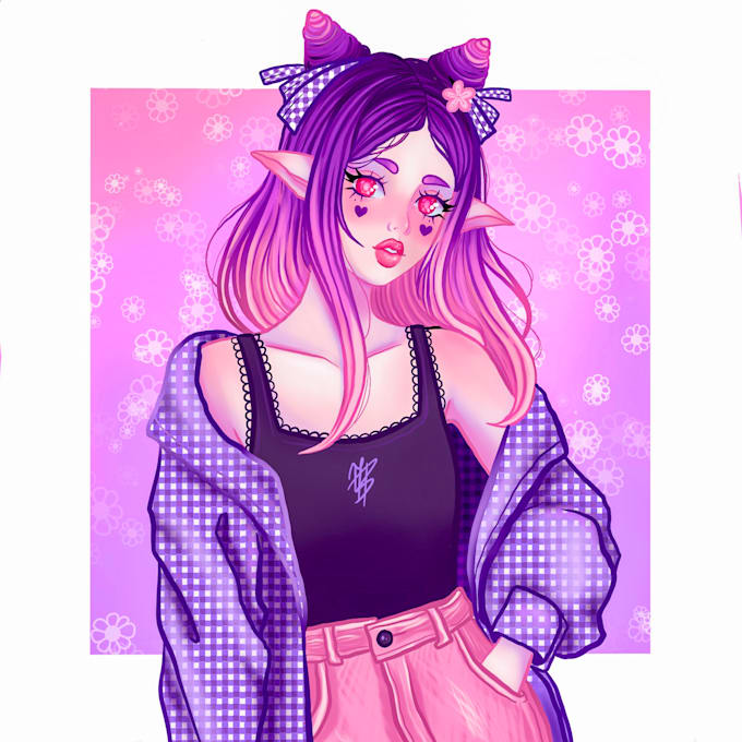 Draw your oc or other character by Uncreative_amy | Fiverr