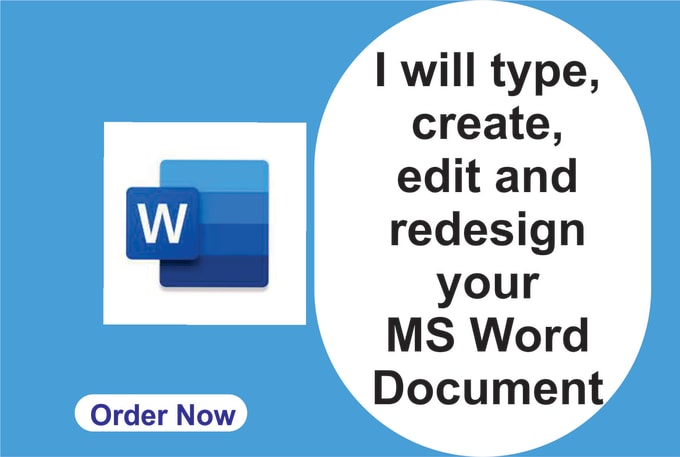 Type Edit Format And Redesign Your Ms Word Document By Tommysamm