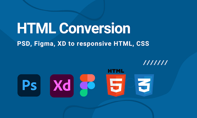 Convert your psd, figma, xd design to responsive html, css by Taha36 ...