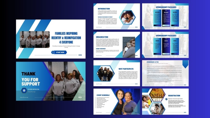 design sponsorship powerpoint, investor pitch deck proposal, letter