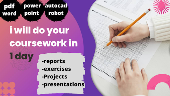 Do your coursework and projects by Lahesen | Fiverr