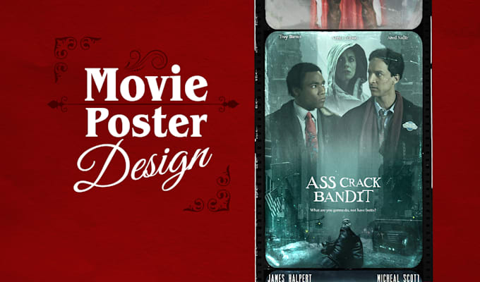 design a parody movie poster