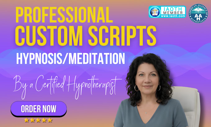 create professional custom hypnosis and  meditation scripts