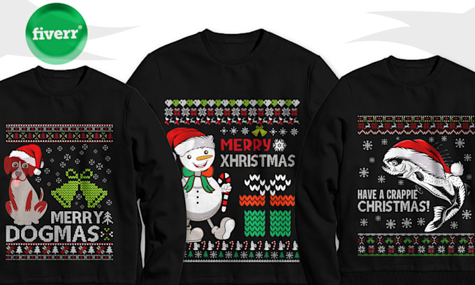 ugly christmas design for your business