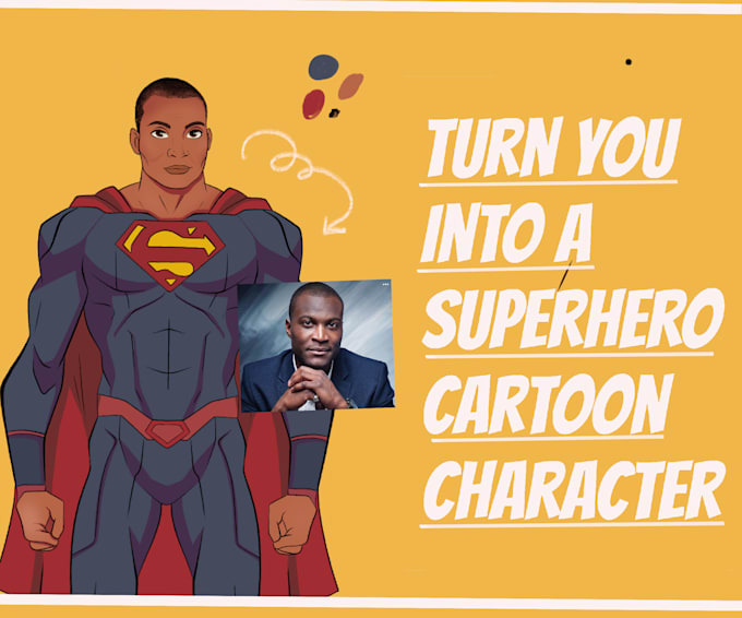 Turn you into an amazing superhero cartoon character by Sunny1842 Fiverr