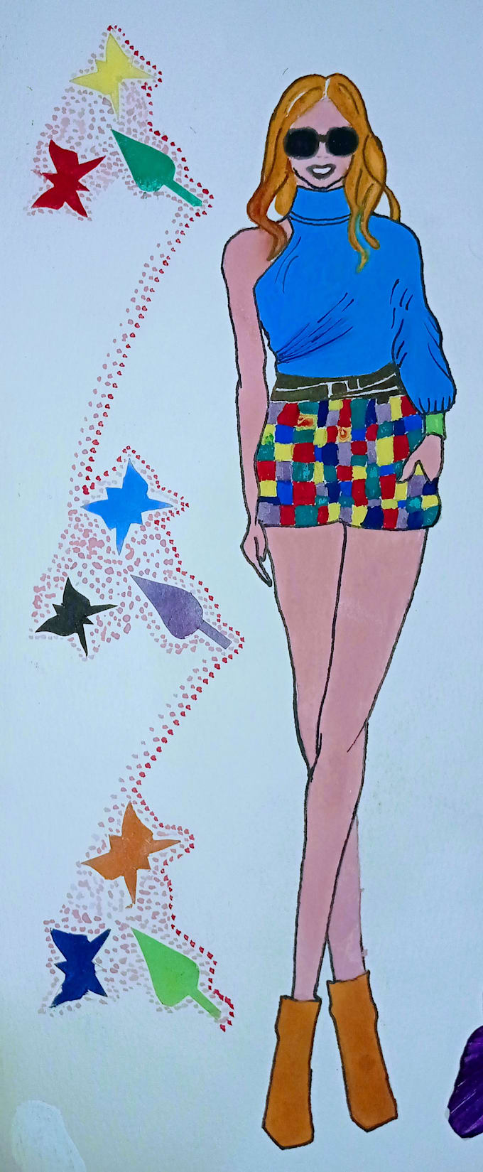 Create a fashion figure by Rzmaruf Fiverr
