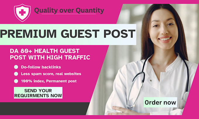 publish your guest post on premium health websites