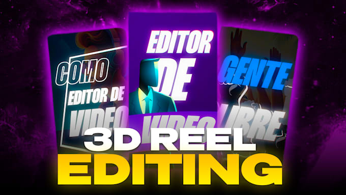 edit viral 3d reels for instagram and tiktok