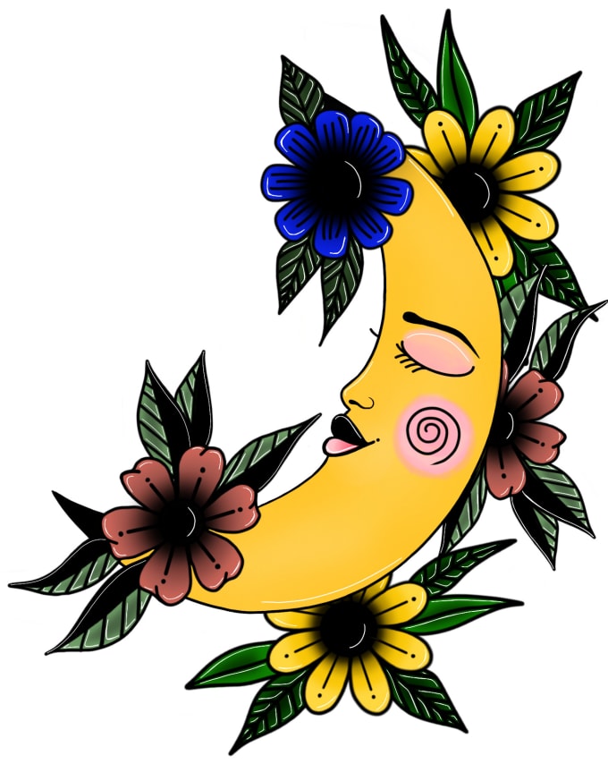 Create a colored tattoo design for you by Breannasoter Fiverr