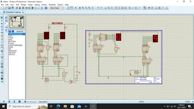 Design circuits for your projects on proteus software by M_daniyal123 ... Circuit Diagram