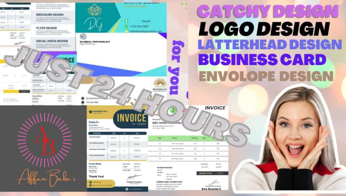 Best Deals! I will design logo, business card, letterhead and invoice template