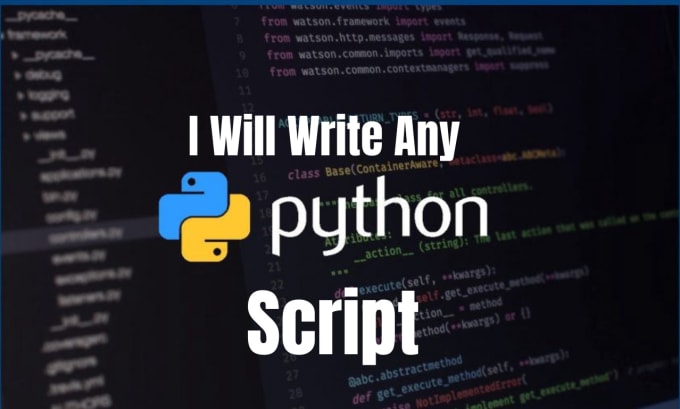 Write a python 3 script for you by Thewizard2030 | Fiverr