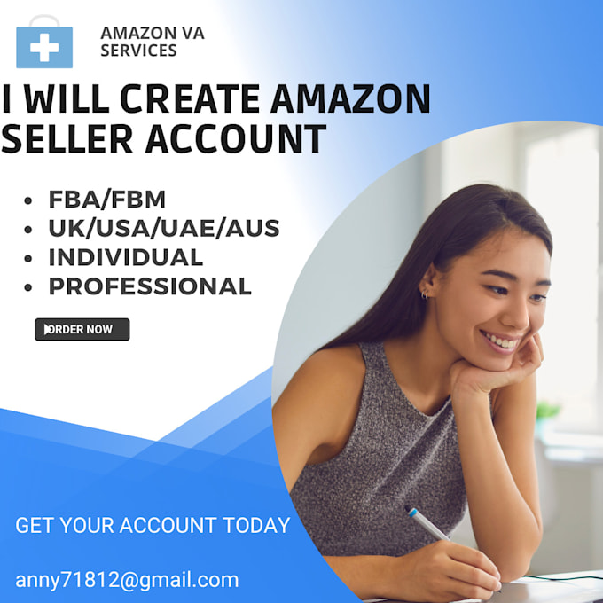 create and set up amazon seller account professionally