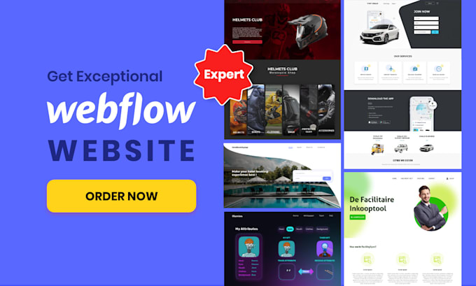 develop responsive webflow website as a webflow expert developer
