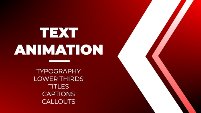 Create text effects, motion graphics animation, typography by Kurte93 ...