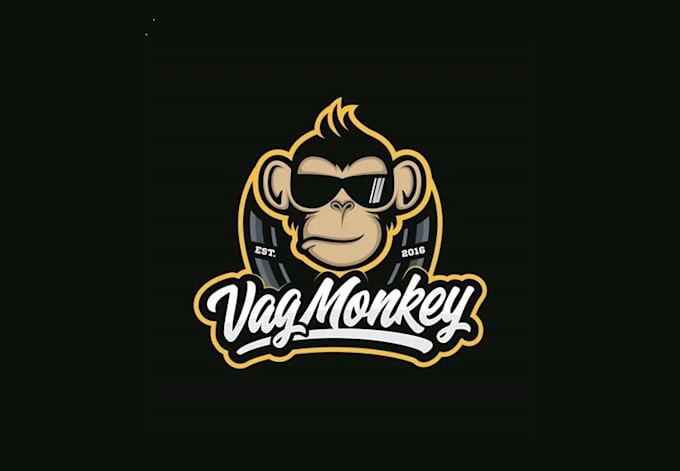 design high quality monkey logo in high definition