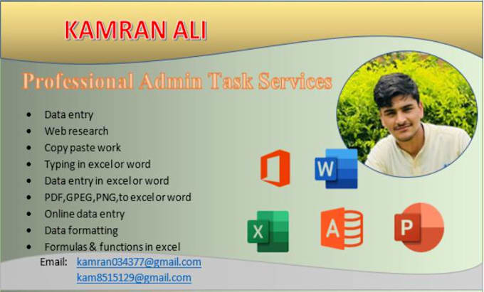 excel or word data entry, data formatting and typing