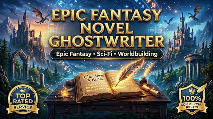 ghostwrite or review your epic fantasy novel