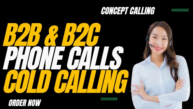 make phone calls, cold calling, telemarketing as cold caller