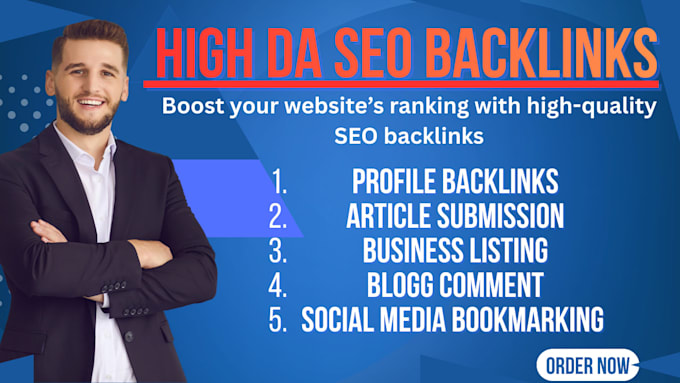 provide high authority high da SEO dofollow backlinks