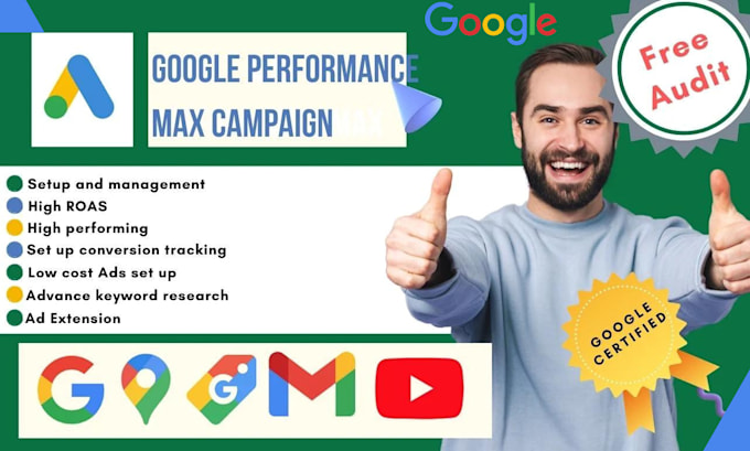 setup, manage google ads performance max campaigns across all channels