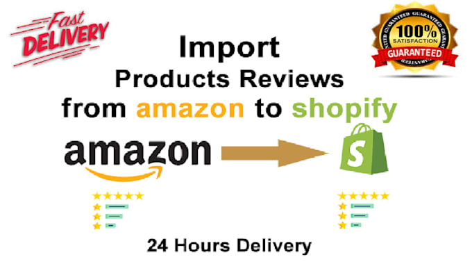 import products reviews from amazon to shopify