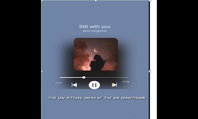 create  a simple and aesthetic lyric video