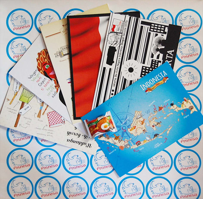 send Indonesia postcard to everywhere