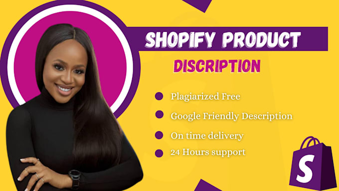 Write your persuasive shopify store product descriptions by Emerald082 ...
