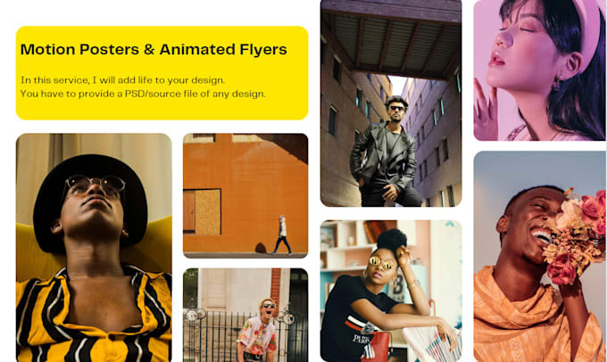 Create motion pictures, motion posters, and animated flyers by ...