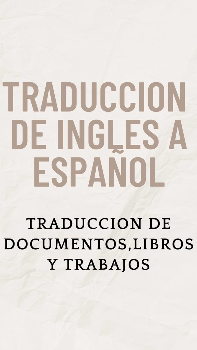 Traductor text english to spanish de español a ingles by Luciano_ariel ...