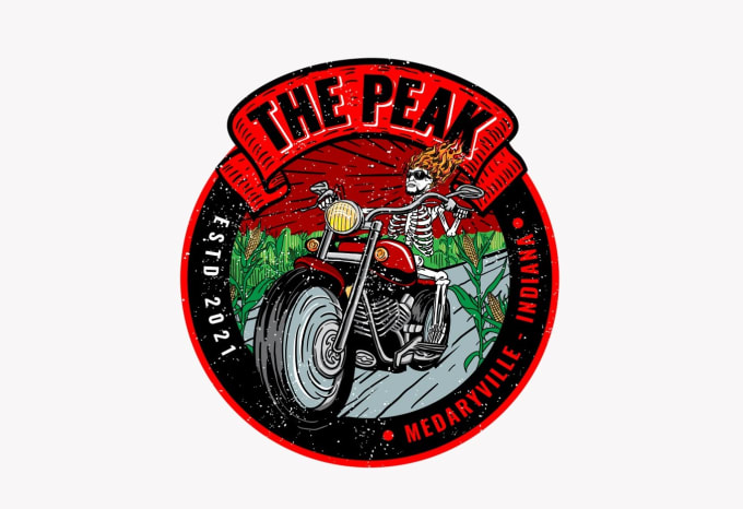 Design killer vintage motorcycle club and garage logo by