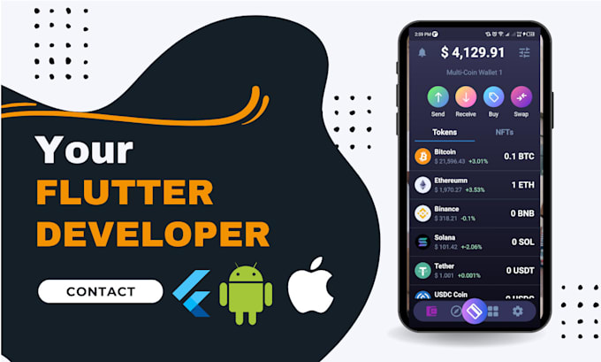 develop your android application and IOS application