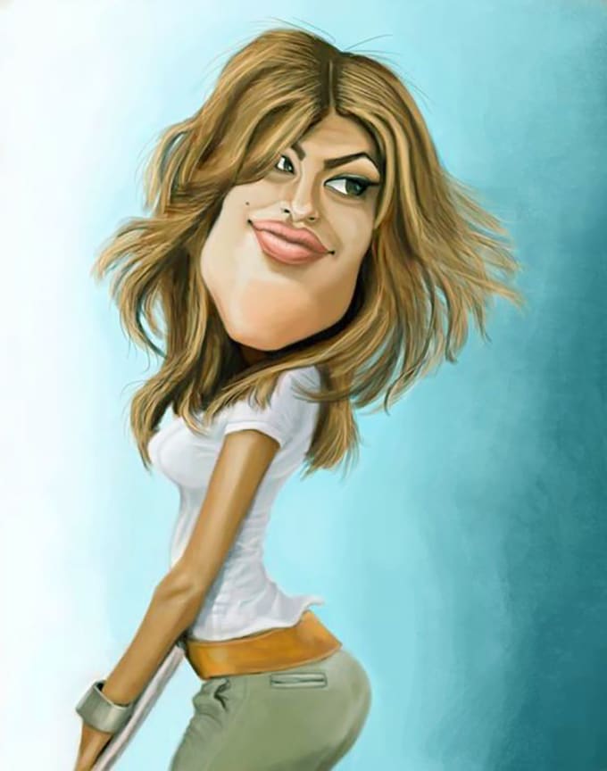 Draw professional cartoon caricature or you by Poneoqeemi | Fiverr