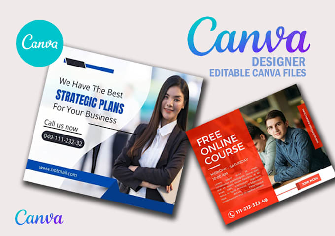 Create editable social media posts, ads using canva by Awaisumer92 | Fiverr