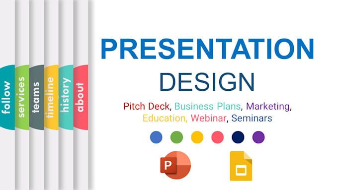 design animated PPT presentation, google slides and video