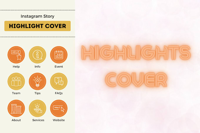Design unique instagram highlight icons by Mohamedsihad | Fiverr