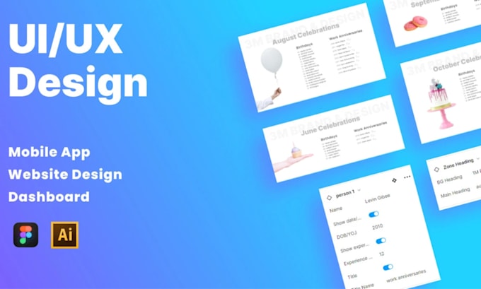 Do saas ui ux design, website, dashboard, mobile app ui ux design app ...