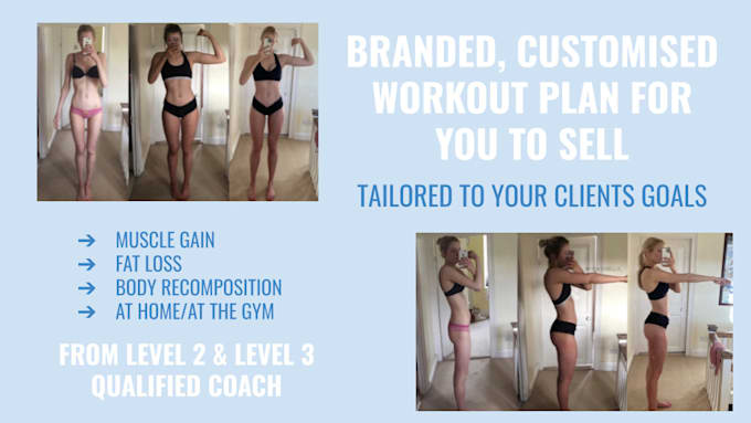 create a customised, branded workout guide for your business