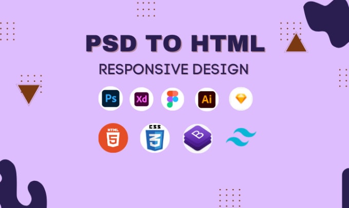 Convert Xd Psd Figma To Html Tailwind Css Bootstrap By Amelia Logan