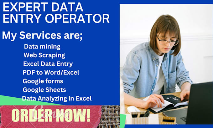 be your a fastest data entry operator