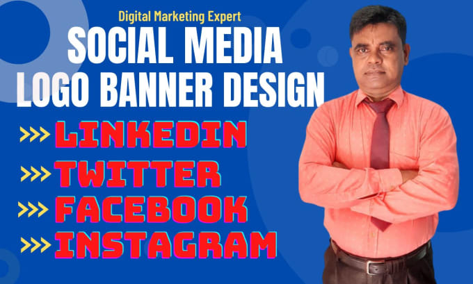 Create linkedin, twitter, instagram logo and banner design ads campaign ...