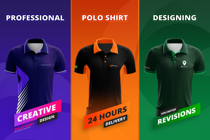 Design Outstanding Polo T Shirt By Thaviz | Fiverr