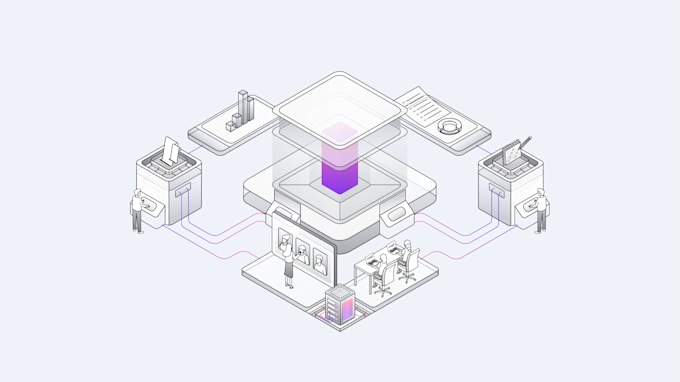 create modern isometric illustrations for apps, web, and UI