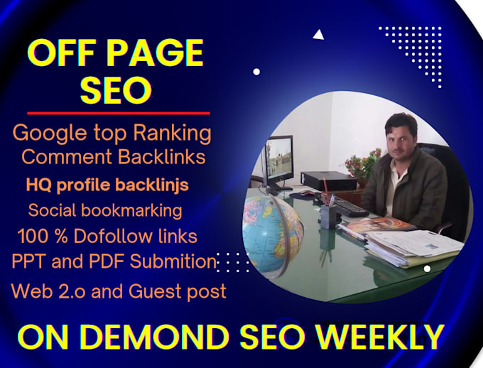 weekly off page SEO dofollow backlinking for google ranking